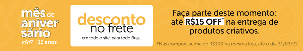 Mês de Aniversário Elo7 Mês de Aniversário Elo7